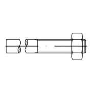 DIN 525 Anschweißende Stahl 3.6 blank m. Mutter