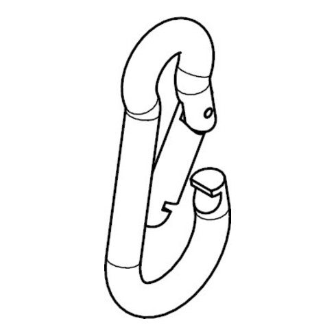 DIN 5299 Karabinerhaken, Form C ,ST galZn C M100 HP