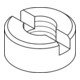 DIN 546 Schlitzmutter, ST M3 KP-3