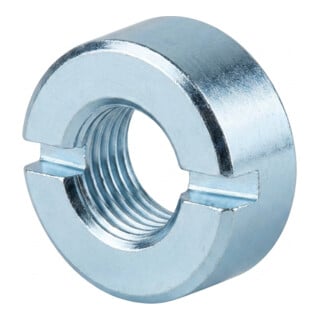 DIN 546 Schlitzmutter, Edelstahl, blank