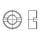 DIN 546 Schlitzmutter, Messing, blank-1