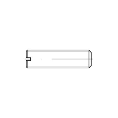 DIN 551 Gewindestift mit Kegelkuppe und Schlitz, 14H M8x16 KP