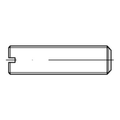 DIN 551/ISO 4766 Gewindestift VG M10x20 Stahl 14H blank Schlitz m. Kegelkuppe