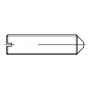 DIN 553 Gewindestift mit Spitze und Schlitz, 14H M8x10 KP