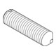 DIN 553 Gewindestift mit Spitze und Schlitz, 14H M8x10 KP-3
