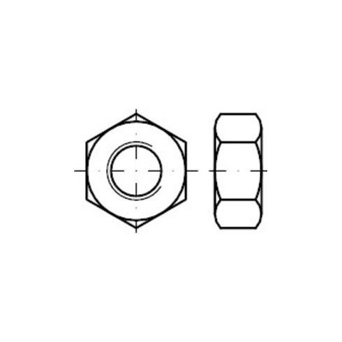 DIN 555 Écrou hexagonal, 5 WW 3/4 HP