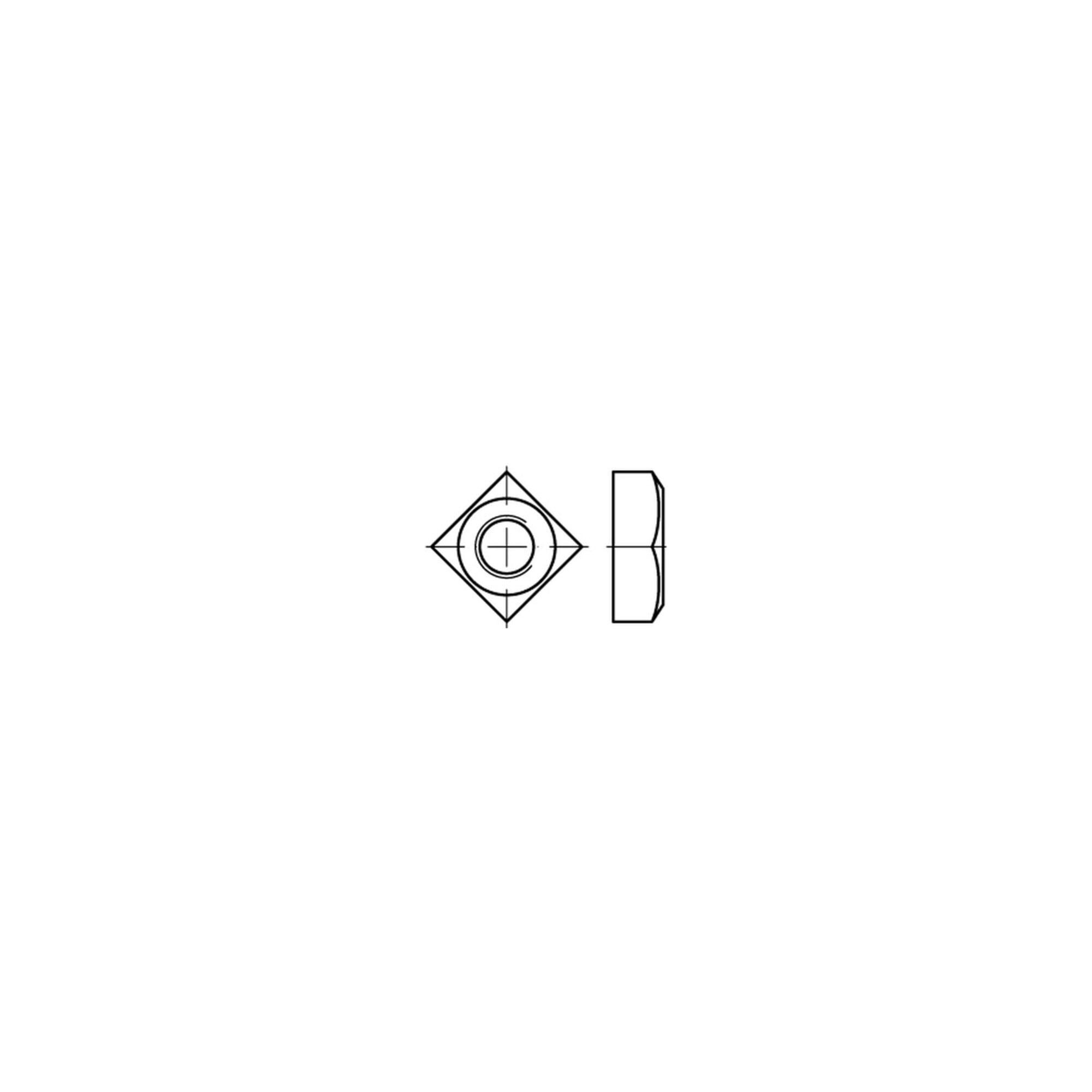 DIN 557 Vierkantmuttern A 4 M 10 SW 17 A 4 S ; Industrial Quality Supplies