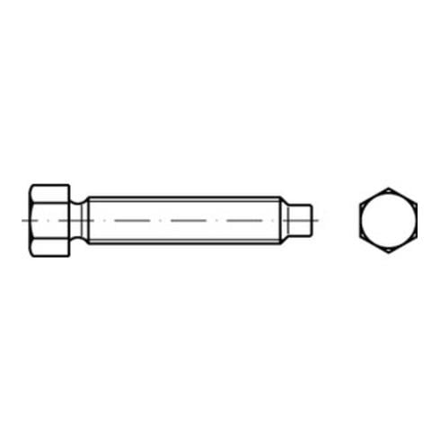 DIN 561 Form A Sechskantschraube VG M12x30 Stahl 8.8 blank m. Zapfen