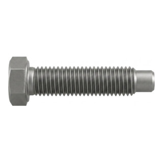 DIN 561-A Sechskantschraube mit Rille und Zapfen, Stahl 8.8