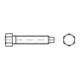 DIN 561 Form B Sechskantschraube VG M10x30 Stahl 8.8 galvanisch verzinkt m. Zapfen