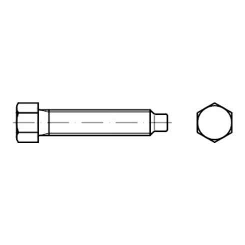 DIN 561 Vis à tête hexagonale 22H/8.8 galZn B M10x50 HP