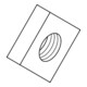 DIN 562 Vierkantmutter, niedrige Form, 04 galZn M3 HP-3