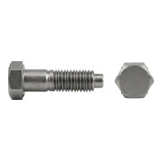 DIN 564-A Sechskantschraube mit Rille, Vollgewinde, Stahl 8.8, blank-1