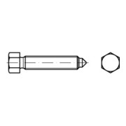 DIN 564-A Sechskantschraube mit Rille, Vollgewinde, Stahl 8.8, blank-1