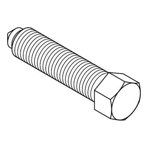DIN 564 Vis à tête hexagonale, filetage jusqu'à la tête, 8.8 B M12x40 HP