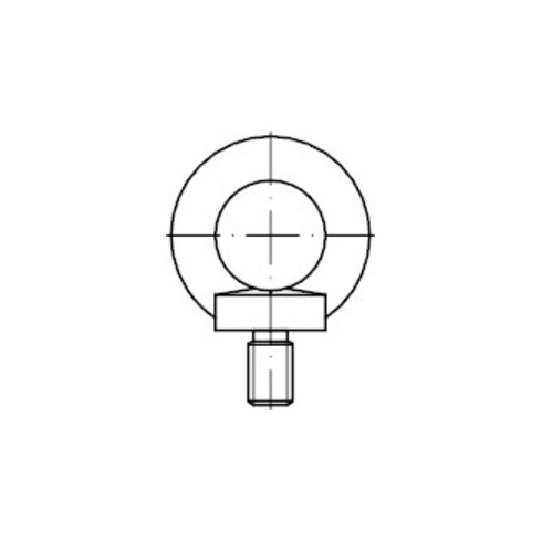DIN 580 Anneau à vis, C15E M22 HP