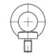 DIN 580/ISO 3266 Anneau de levage, acier 1.1141 (C15E)