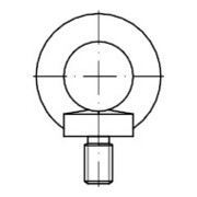 DIN 580 Anneau de levage, acier inoxydable A4 M24 HP-1