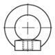 DIN 582 C Ringmuttern C15E M 33 galvanisch verzinkt gal Zn S-1