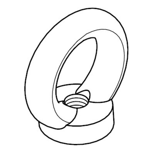 DIN 582 Ringmutter, C15E galZn M33 HP 0