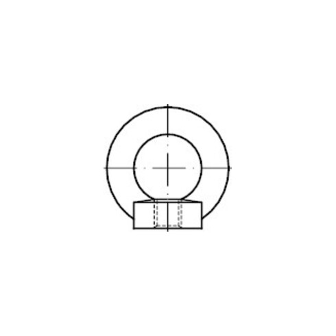 DIN 582 Ringmutter, C15E M12 HP