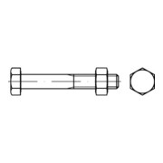 DIN 601/ISO 4016 Sechskant-Schaftschraube M24x100 Stahl 4.6 blank m. Mutter-3