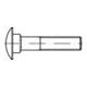 DIN 603 Flachrundschraube M5x16 Messing blank m. Vierkantansatz ohne Mutter