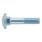 DIN 603/ISO 8677 Flachrundschraube mit Vierkantansatz ohne Mutter, Vollgewinde, Stahl 8.8, blank-1