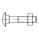 DIN 603 Flachrundschraube mit Vierkantansatz, mit Mutter M10x50 HP-1