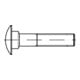 DIN 603 Flachrundschraube mit Vierkantansatz, ohne Mutter Edelstahl A4 M12x65 HP-1