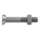 DIN 604 Senkkopfschraube M16x75 Stahl 4.6 blank m. Nase u. Mutter