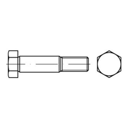 DIN 609 Sechskant-Passschraube M16x100 Stahl 8.8 blank m. Gewindezapfen