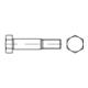 DIN 609 Sechskant-Passschraube M24x70 Stahl 8.8 blank m. Gewindezapfen-1