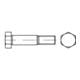 DIN 609 Sechskant-Passschraube M8x50 Stahl 8.8 blank m. Gewindezapfen