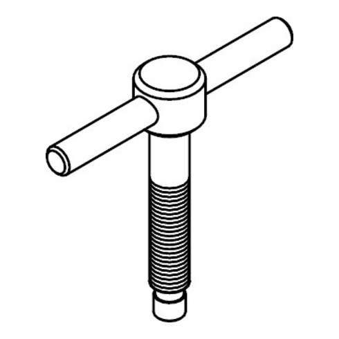 DIN 6304 Knebelschraube, 5.8 brüniert E M12x70 HP