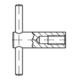 DIN 6305 Knebelmutter, Stahl 5, brüniert-1