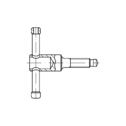 DIN 6306 Druckschraube, 5.8 brüniert D M16x55 HP