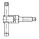 DIN 6306 Form D Knebelschraube M10x50 Stahl 5.8 brüniert m. losem Knebel