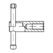 DIN 6307 Kugelpfanne, 5 brüniert M20 HP