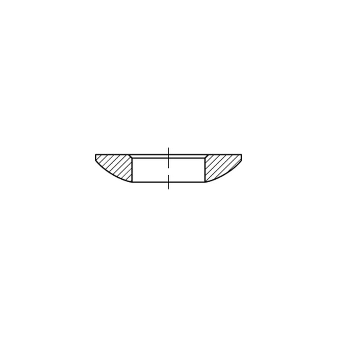 DIN 6319 Kugelscheibe/Kegelpfanne Stahl Form C 50mm