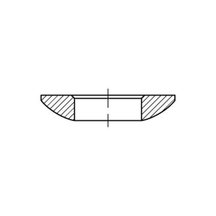 DIN 6319 Kugelscheibe/Kegelpfanne Stahl Form C 50mm