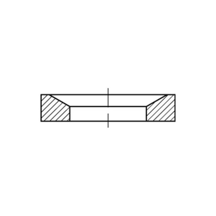 DIN 6319 Kugelscheibe/Kegelpfanne Stahl Form D 28mm