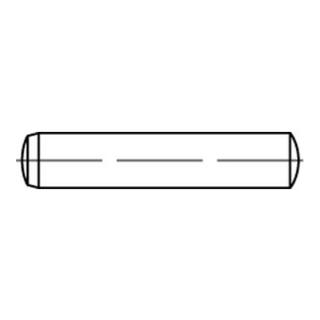 DIN 6325 Zylinderstift Stahl, gehärtet m6, Toleranzfeld m6