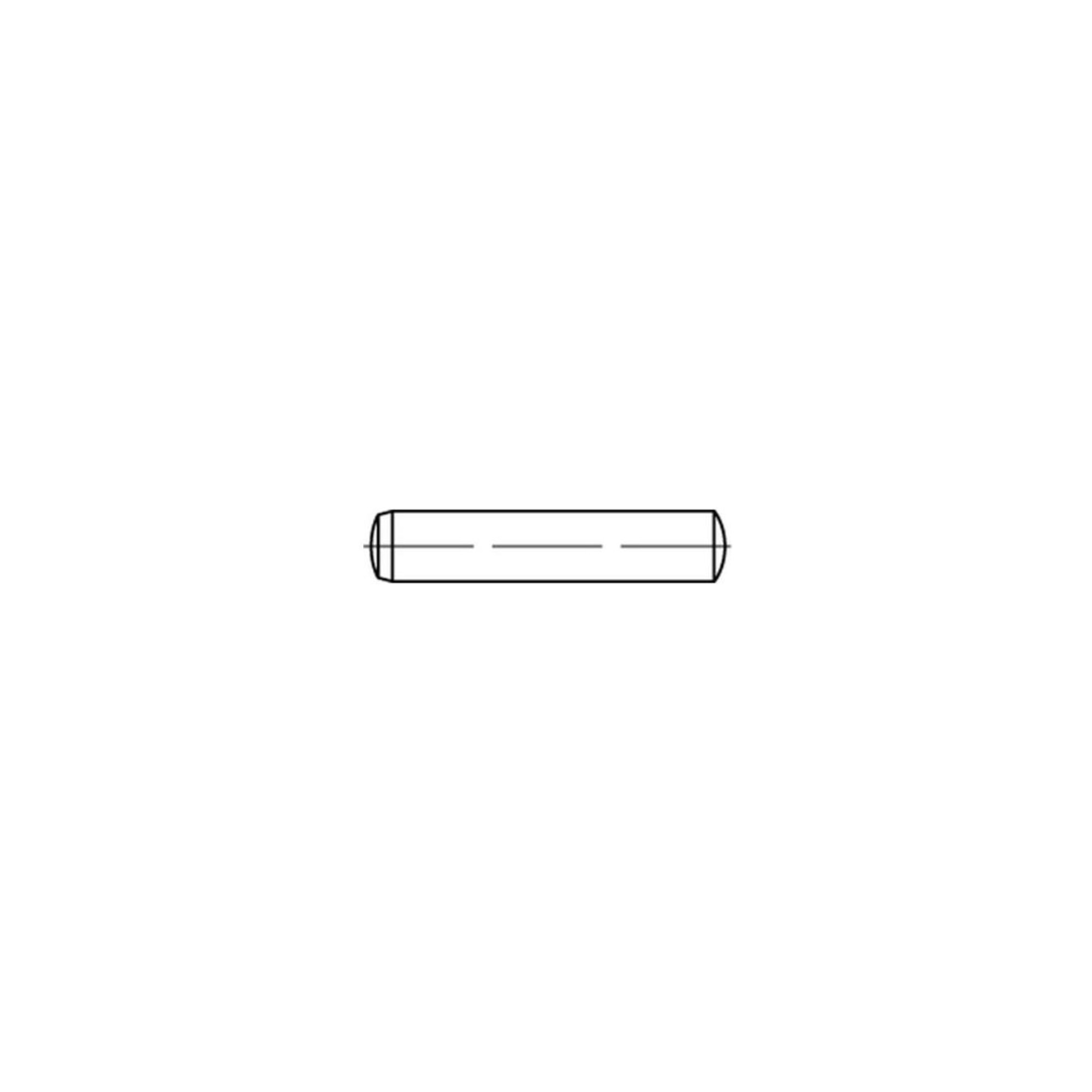 DIN 6325 Zylinderstifte Stahl 1 m6 x 4 S ; Industrial Quality Supplies