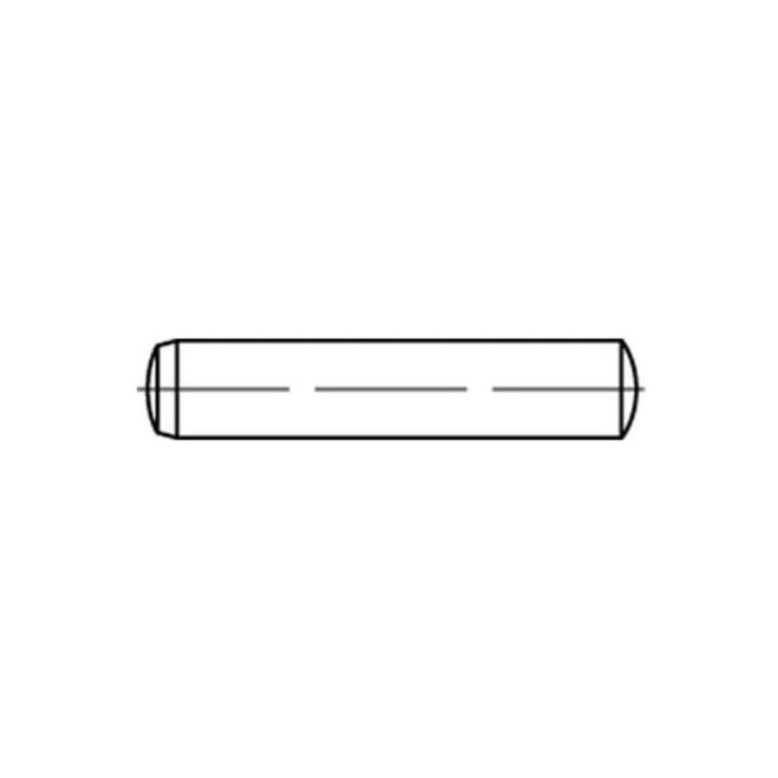 DIN 6325 Zylinderstifte, Stahl, blank