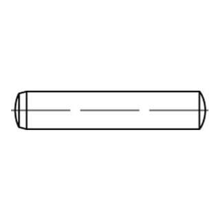 DIN 6325 Zylinderstifte, Stahl, blank