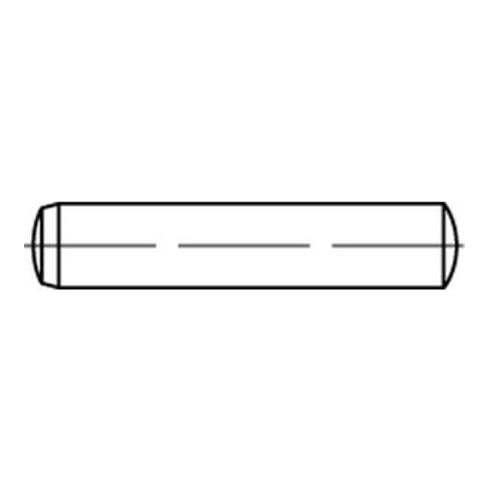 DIN 6325 Zylinderstifte, Stahl, blank