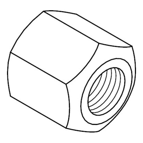DIN 6330 Sechskantmutter, 1,5 d hoch, B= kugelige und ebene Auflagefläche, Edelstahl A4 B M20 HP