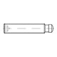 DIN 6332 Gewindestift mit Druckzapfen und Innensechskant, 5.8 brüniert ISK M16x80 HP-1