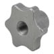DIN 6336-D Kreuzgriff Grauguss 40 M 8 mit Gewinde-Durchloch